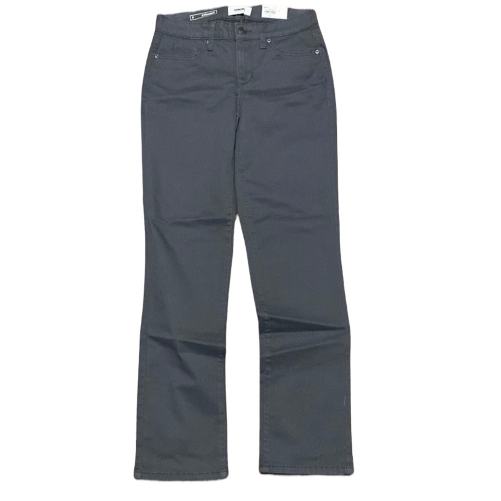 Ladies size 6 Sonoma dark grey straight leg jeans nwt